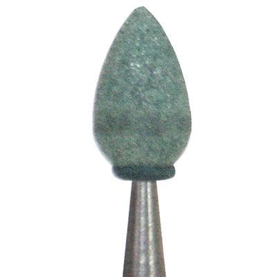 Shofu Dura-Green Stones, HP (Straight Handpiece), Flame FL4, ISO #045, Green, 12/Pk, 0012 thumbnail 14