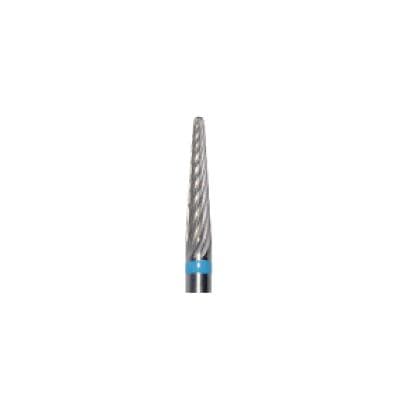Meisinger HM 23LR-023 Carbide Lab Bur, Tapered Fissure, Round End, Plain Cut, Medium, 2.3 mm Diameter, HP, 1/Pkg thumbnail 4