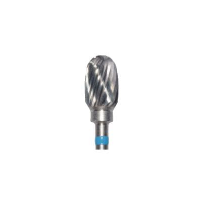 Meisinger HM73-060-HP Laboratory Tungsten Carbide Bur, Acrylic Egg (Football) Shape, Medium, Plain Cut, 6.0 mm Head Diameter, 1 Each thumbnail 7