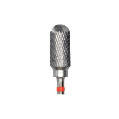 Meisinger Tungsten Carbide Lab Bur, Cylinder Round End, Fine Cross-Cut, HP, 6.0 mm Diameter, 13.7 mm Head Length, Red Ring, HM 72FX-060 thumbnail 6