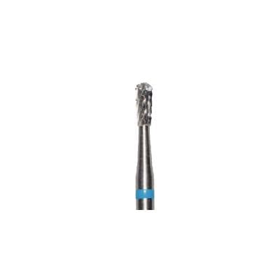 Meisinger Tungsten Carbide Lab Bur, Small Regular Pear, X-Cut Medium, Blue Ring, HP (Handpiece), 2.3 mm Diameter, 5.5 mm Head Length, HM 77MG-023 thumbnail 7