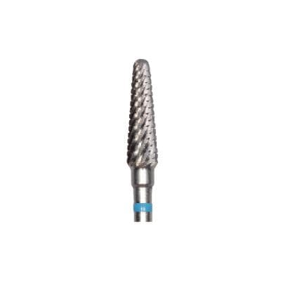 Meisinger Tungsten Carbide Lab Bur HM 79GT-040, HP, 4.0 mm Diameter, 14.2 mm Head Length, Medium Grit, Titanium Toothing thumbnail 7