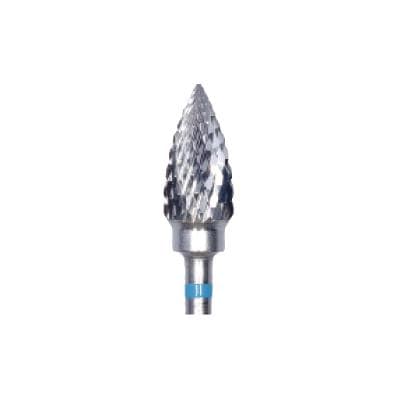 Meisinger Lab Carbide Bur HM78GX-060-HP, Medium Crosscut Flame, HP Handpiece, 6.0 mm Diameter, 1/Pkg thumbnail 6