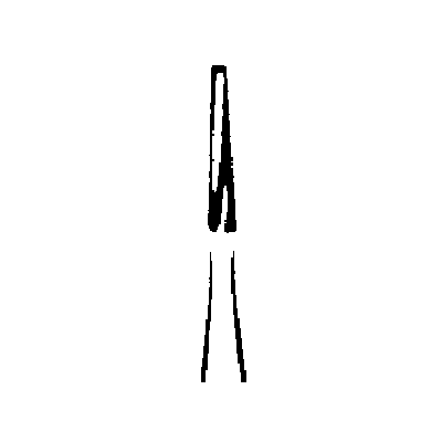 SS White Standard Operative Carbide Bur, FG, Taper Flat End Fissure, #169, 0.9 mm Head Diameter, 3.5 mm Head Length, 100/Pk, 13169 thumbnail 10