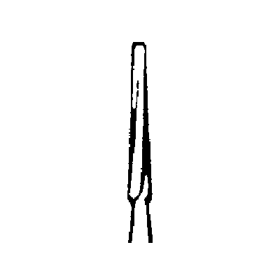 SS White Standard Operatory Carbide Bur, FG, Tapered Fissure Flat End, #170L, 1.0 mm Head Diameter, 5.0 mm Head Length, 100/Pkg thumbnail 8