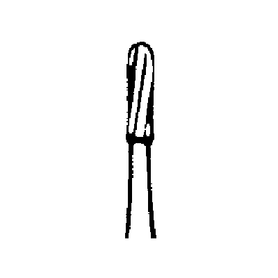 SS White Standard Operative Carbide Burs, FG, Straight Round End Fissure, #1157, 1.0 mm Diameter, 3.8 mm Length, 100/Pk, 13157 thumbnail 10
