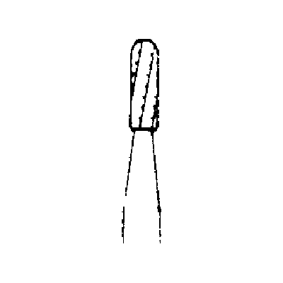 SS White #1558 FG Straight Round End Cross-Cut Carbide Burs, 1.2 mm Diameter, 3.8 mm Length, 100/Pk, 13580 thumbnail 11