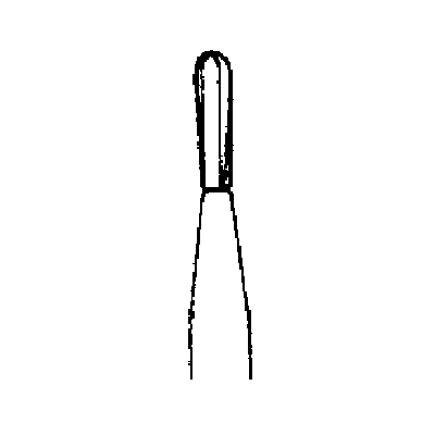 SS White Standard Operative Carbide Burs, FG, Long Pear, #331L, 1.0 mm Diameter, 3.8 mm Length, 100/Pk, 13333 thumbnail 12