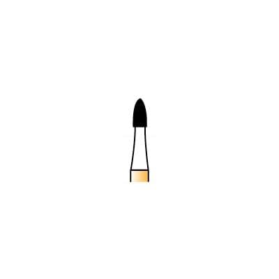 Alpen Carbide Trimming & Finishing Bur, Flame 12-Blade, FG, #7106, 1.8 mm, 5/Pkg thumbnail 6