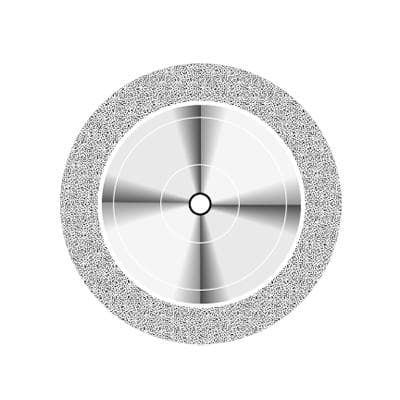 NTI Superflex Diamond Disc, HP, Double-Sided, Washer Support, # 911HF, 22 mm, Medium Grit, Gray, 1/Pk, D911HF-220 thumbnail 9