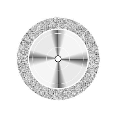 NTI Superflex Diamond Disc, Double Sided, Washer Support, Coarse, Green, HP Shank, 22 mm Diameter, 0.250 mm Thickness, D911HF-220C, 1/Pkg thumbnail 7