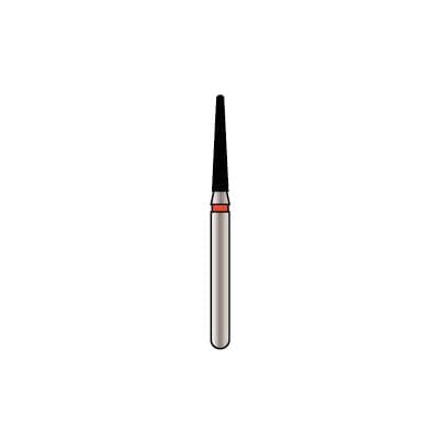 Alpen X1 Single-Use Diamond Bur, FG, #856-014SC, Round End Taper, Super Coarse, Black, 1.4 mm, 25/Pk, X856SC014 thumbnail 8