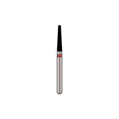 Alpen X1 Diamond Single-Use Bur, FG, Tapered Round End, #8568-016SC, Super Coarse, Black, 1.6 mm, 25/Pk, X8568SC016 thumbnail 17