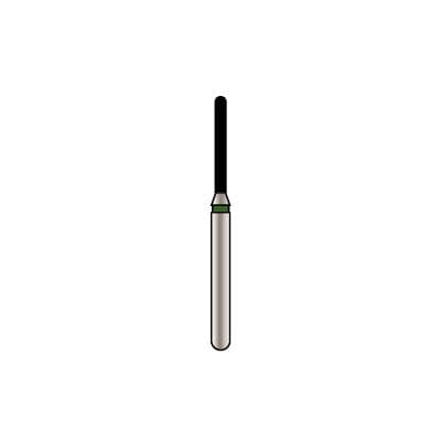 Alpen x1 Single-Use Diamond Bur, FG, Round End Cylinder, #881-009C, Coarse, Green, 0.9 mm, 25/Pk, X881C009 thumbnail 8