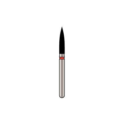 Alpen x1 Sterile Single-Use Diamond Bur, FG #862-016, Flame, Coarse, Green, 1.6 mm, 25/Pk thumbnail 7