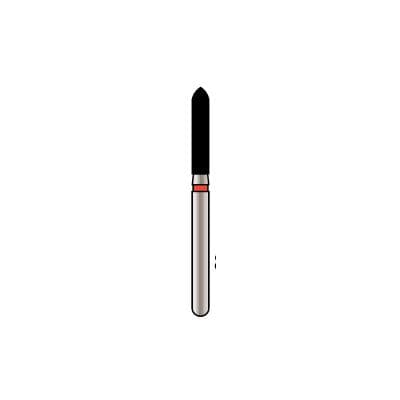 Alpen x1 Sterile Single-Use Diamond Bur, FG, Curettage/Pointed Taper, Coarse, #878K-016, 1.6 mm x 8.0 mm, 25/Pk thumbnail 7