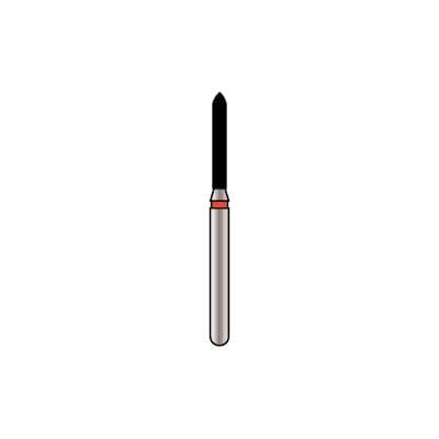 Alpen x1 Single-Use Diamond Bur, FG, Beveled Cylinder #885-012, Coarse, Green, 1.2 mm x 8.0 mm, 25/Pk thumbnail 6