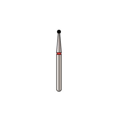 Alpen x1 Single-Use Diamond Bur, FG, Round/Ball #801-012M, Medium Grit, Gray, 25/Pk, X801M012 thumbnail 9