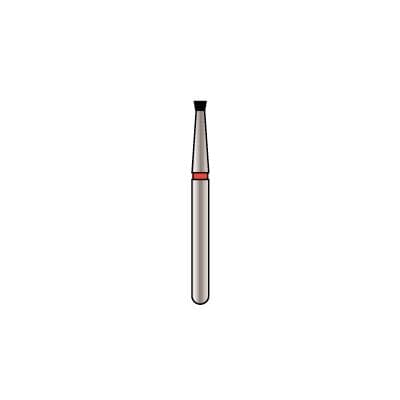 Alpen x1 Single-Use Diamond Bur, FG, Inverted Cone #805-012, Medium Grit, 1.2 mm Diameter, 0.9 mm Length, Gray, 25/Pk thumbnail 4