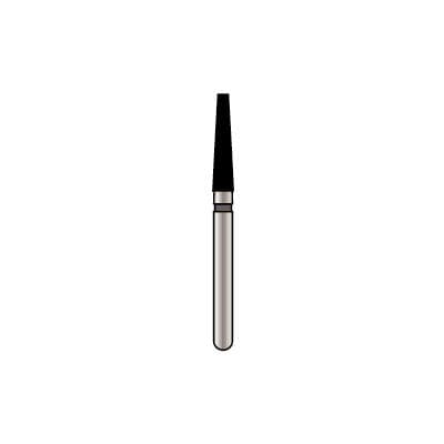 Alpen x1 Single-Use Diamond Bur, FG, Flat End Taper #848-018, Super Coarse, Black, 1.8 mm, 25/Pkg, X848SC018 thumbnail 7