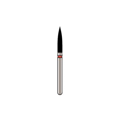 Alpen® x1 Single Use Diamond Burs – FG, Coarse, Green, 25/Pkg - Flame, # 862L, 1.8 mm Diameter, 9.0 mm Length thumbnail 3