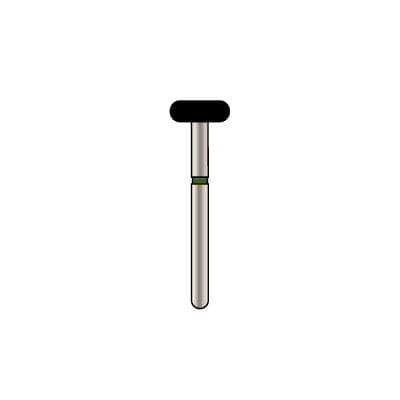 Alpen x1 Single-Use Diamond Bur, FG, #909-042C, Round Wheel, Coarse, Green, 4.2 mm, 25/Pk, X909C042 thumbnail 15