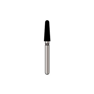 Alpen x1 Single-Use Diamond Bur, FG, #856-024SC, Round End Taper, Large, Super Coarse, Black, 25/Pk, X856SC024 thumbnail 16
