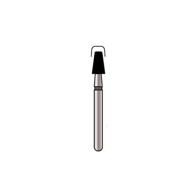 Alpen x1 Single Use Diamond Bur, FG, #845R, Modified Flat End Taper, Medium Grit, 2.5 mm Diameter, 4.0 mm Length, Gray, 25/Pkg thumbnail 6