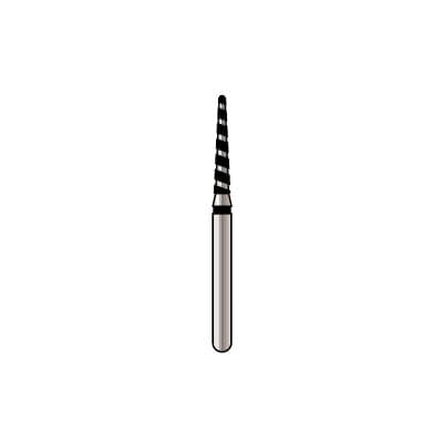 Alpen x1 TurboCut Single Use Diamond Bur, Round End Taper, FG, Super Coarse, #856-014, 1.4 mm x 8.0 mm, 25/Pkg thumbnail 6