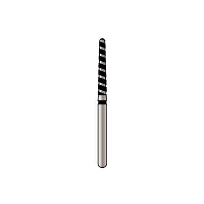 Alpen x1 TurboCut Single-Use Diamond Bur, FG, Round End Taper, #850-016, Super Coarse, 1.6 mm, 25/Pkg, X850TC016 thumbnail 6
