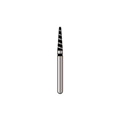 Alpen x1 TurboCut Single Use Diamond Bur, Round End Taper, FG, Super Coarse, #856-018, 1.8 mm x 8.0 mm, 25/Pkg thumbnail 6