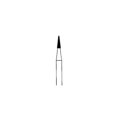 Meisinger 890C-010-FG Multi-Use Diamond Bur, Extra Fine (Yellow), Needle Shape, 1.0 mm Head Diameter, 4.0 mm Working Length, Friction Grip, 5/Pack thumbnail 7