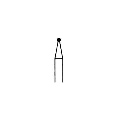 Meisinger Multi-Use Diamond Bur, FG, Round, #801, 1.0 mm, Medium (Blue), 5/Pk, 801-010-FG thumbnail 9