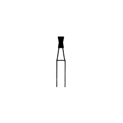 Meisinger Diamond Bur, FG, Medium Grit, Blue Ring, Hourglass/Double Inverted Cone, 806-016, 1.6 mm Head Diameter, 3.0 mm Head Length, 5/Pack thumbnail 8