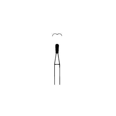 Meisinger Multi-Use Diamond Bur, FG, Pear, #808, 1.0 mm Head, Medium, Blue, 5/Pk, 808-010-FG thumbnail 9