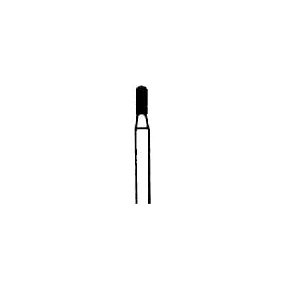 Meisinger 838F-012-FG Fine Diamond Bur, Round End Cylinder, Friction Grip, 1.2 mm Head Diameter, 4.0 mm Head Length, Red Ring, 5/Pk thumbnail 7