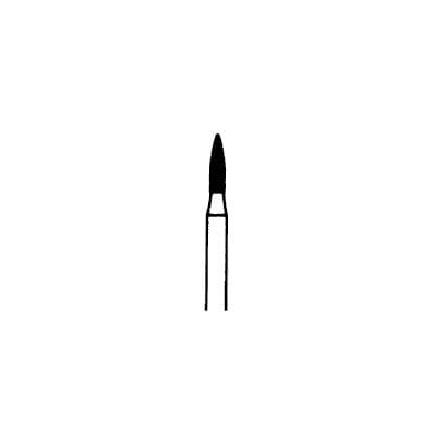 Meisinger Multi-Use Diamond Bur, FG, Flame, #861F, 1.2 mm Head, Fine (Red), 5/Pk, 861F-012-FG thumbnail 8