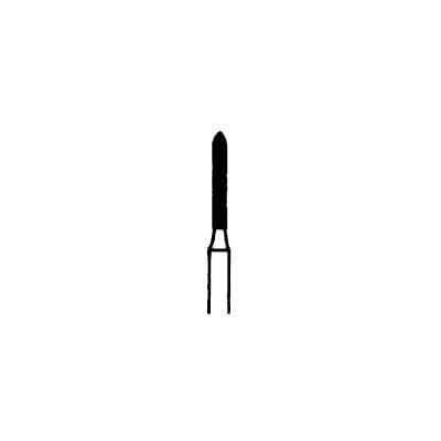 Meisinger 868F-010-FG Fine Diamond Bur, Torpedo/Cylinder, Bevel End, Friction Grip, 1.0 mm Head Diameter, 8.0 mm Head Length, 5/Pkg thumbnail 7