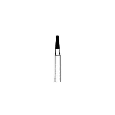 Meisinger 845G-014-FG Coarse Diamond Bur, Flat-End Tapered, Friction Grip, 1.4 mm Head Diameter, 4.0 mm Head Length, Green Ring, 5/Pack thumbnail 7