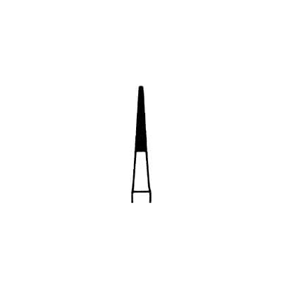 Meisinger Multi-Use Diamond Bur, FG, Long Tapered Flat End, #847G, 1.4 mm, Coarse, Green, 5/Pk, 847G-014-FG thumbnail 9