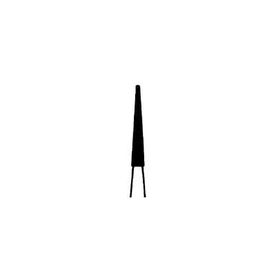 Meisinger 848G-014-FG Diamond Bur, FG, Coarse, Green, Flat End Taper, 1.4 mm Head Diameter, 10 mm Working Length, 5/Pkg thumbnail 7