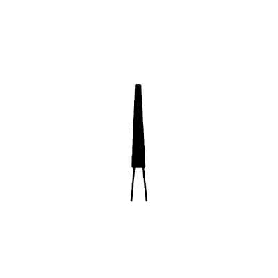 Meisinger 848G-016-FG Diamond Bur, FG, Coarse (Green), Flat End Taper, 1.6 mm Head Diameter, 10 mm Working Length, 5/Pkg thumbnail 7