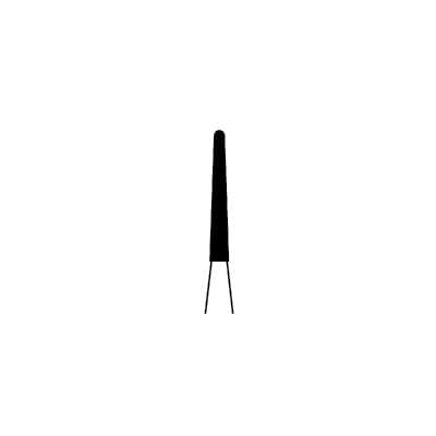Meisinger 852H-014-FG Diamond Bur, Super Coarse, Black Ring, Round End Taper, 1.4 mm Head Diameter, 10 mm Working Length, Friction Grip, 5/Pack thumbnail 8