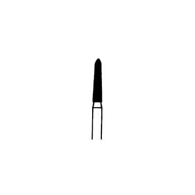 Meisinger 878F-016-FG Fine Grit Diamond Bur, Friction Grip, Cylinder/Torpedo with Bevel End, 1.6 mm Head Diameter, 8.0 mm Head Length, Red Ring, 5/Pkg thumbnail 7