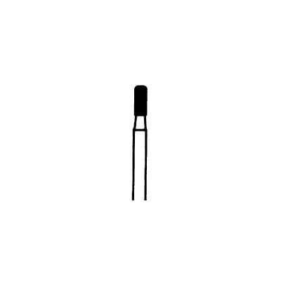 Meisinger 840F-014-FG Fine Diamond Bur, Round Edge Cylinder, Friction Grip, 1.4 mm Diameter, 4 mm Working Length, Red Ring, 5/Pack thumbnail 5