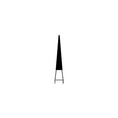 Meisinger 859C-018-FG Extra Fine Diamond Bur, Long Needle, Friction Grip, 1.8 mm Head Diameter, 10 mm Working Length, Yellow Ring, 5/Pkg thumbnail 7