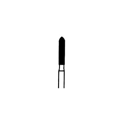 Meisinger 868F-016-FG Fine Grit Diamond Bur, Torpedo/Cylinder Shape, Bevel End, 1.6 mm Head Diameter, 8.0 mm Head Length, Friction Grip, Red Ring, 5/Pkg thumbnail 7