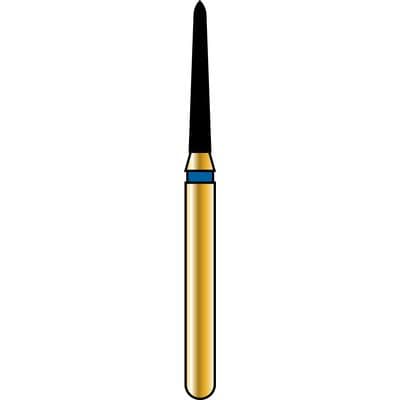 Alpen Multi Use Diamond Bur, FG, Coarse, Blue, Cone, Curettage/Tapered Pointed End, #878K-012, 1.2 mm Diameter, 8.0 mm Length, 50/Pkg thumbnail 2