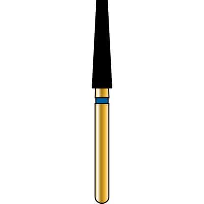 Alpen Multi-Use Diamond Bur, FG #848 Flat End Taper, Coarse Grit, 2.3 mm Diameter, 10.0 mm Length, Blue, 5/Pack, G848-314-023-10.0-M thumbnail 5