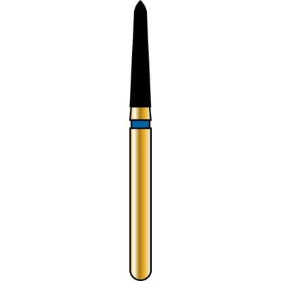 Alpen Multi Use Diamond Bur, FG, Coarse, Blue, Curettage/Pointed Taper Cone, #878K-014, 1.4 mm Diameter, 8.0 mm Length, 50/Pkg thumbnail 4